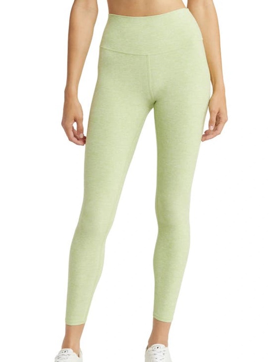 ALO Yoga Pants - Alo | Alosoft High-Waist 7/8 Legging | Iced Green Tea Heather